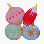 Deck the Halls Coasters - Set of 4