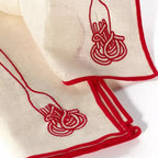 Linen Blend Napkins - Spaghetti (Set of 2)